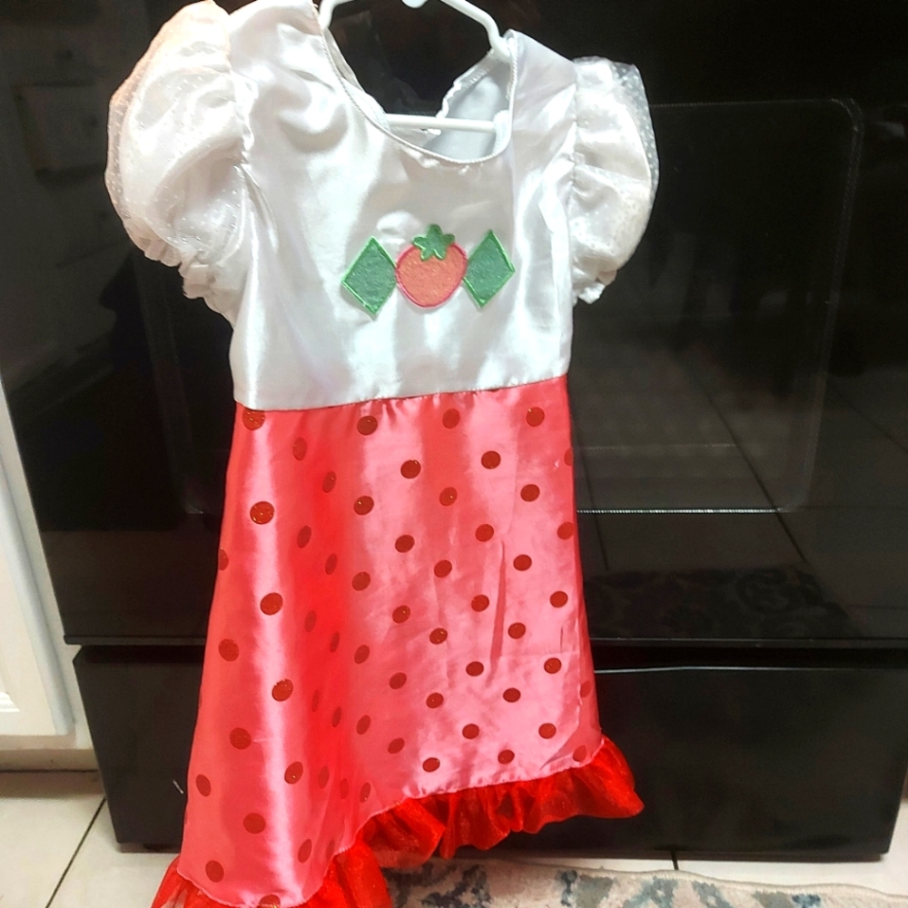Strawberry shortcake dress.